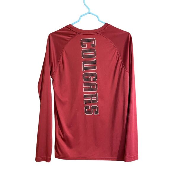 Champion WSU Cougars T shirt Small Women’s Crimson Long Sleeve University - Picture 2 of 3